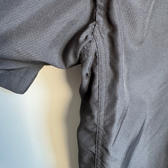 Avia Men's Outdoor Performance Camp Shirt Black Large Lightweight Hiking Camping - Picture 8 of 14